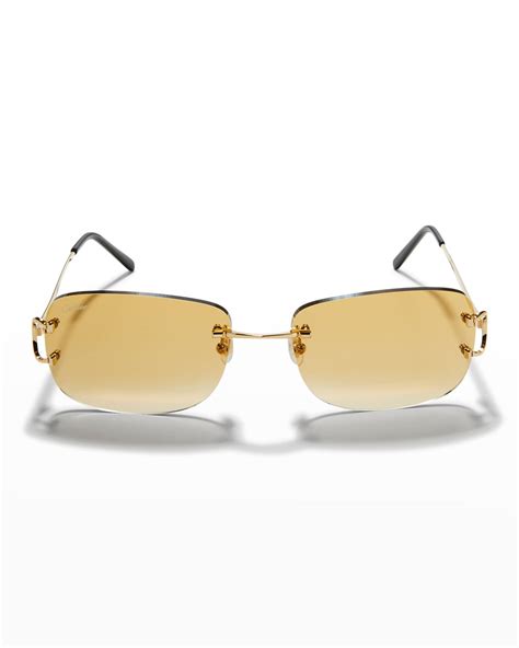 cheap cartier sunglasses men's|cartier sunglasses men rimless.